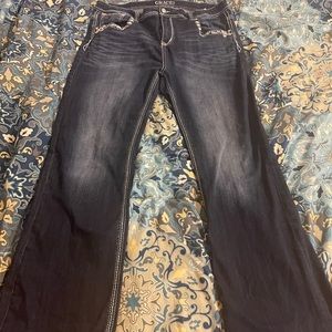 Women’s size 22 Grace in LA embellished bootcut jeans. Like new